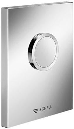 Schell Edition WC-Betätigungsplatte 028150699 verchromt, Niederdruck, Einmengenspülung