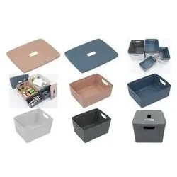 Kangaro, Aufbewahrungsbox, Aufbewahrungsbox, PP, 28 Liter, anthrazit modernes Design, mit Griffmulden (28 l)
