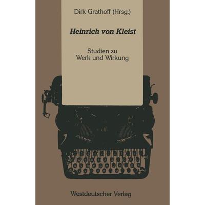 Heinrich von Kleist, Taschenbuch von , VS Verlag für Sozialwissenschaften, 978-3-531-12002-7