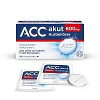 ACC® akut 600 mg bei Husten - nur 1 Brausetablette täglich 20 St