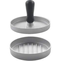 Metaltex, Grillbesteck, Hamburgerpresse Burger Chef, Durchmesser: 115 mm Material: Aluminium, PP, zum schnellen und einfach