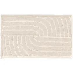 benuta Nest - Badteppich für Badezimmer - Badematte Jojo Cream 50x80 cm