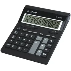 Olympia Tischrechner »LCD 612 SD« schwarz, 21.2x4.2x16.2 cm