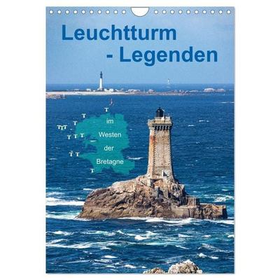 Leuchtturm-Legenden im Westen der Bretagne (Wandkalender 2027 DIN A4 hoch), CALVENDO Monatskalender