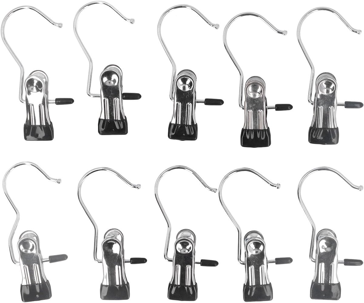 10 stuks Zilverkleurige Hanger Clips van Roestvrij Staal voor Decoratie