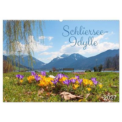 Schliersee-Idylle (Wandkalender 2027 DIN A2 quer), CALVENDO Monatskalender