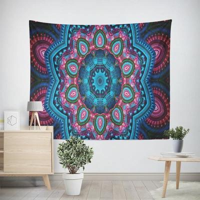 Uplifted Finds Hippie Mandala Bohemian Tapestry   Indian Psychedelic Wall Mural   Aesthetic Vintage Bedding & Meditation Art tn dz24022700007 150 X 100 Cm