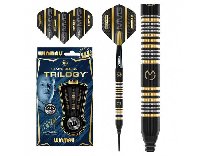 Winmau Spiel, Softdart Winmau - Michael van Gerwen - MvG - Trilogy 2464 - 23,5g