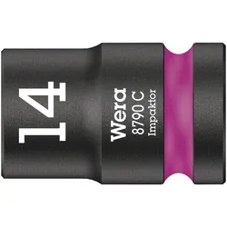 Wera 8790 C Impaktor Steckschlüsseleinsatz mit 1/2"-Antrieb Pink - 05004571001 - Pink