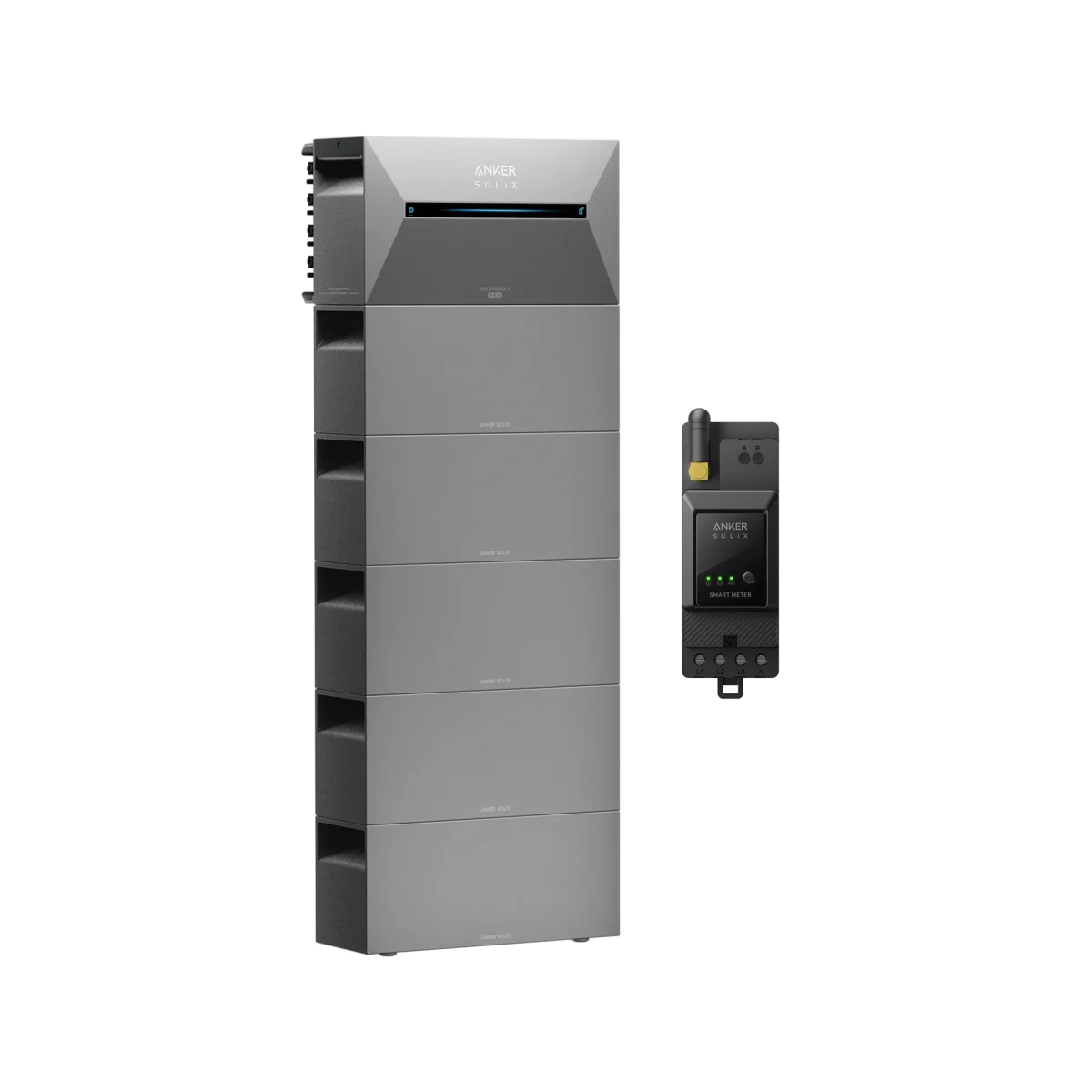 Anker SOLIX Solarbank 2E1600 Pro & 5*BP 1600 mit Smart Meter 9508358531180