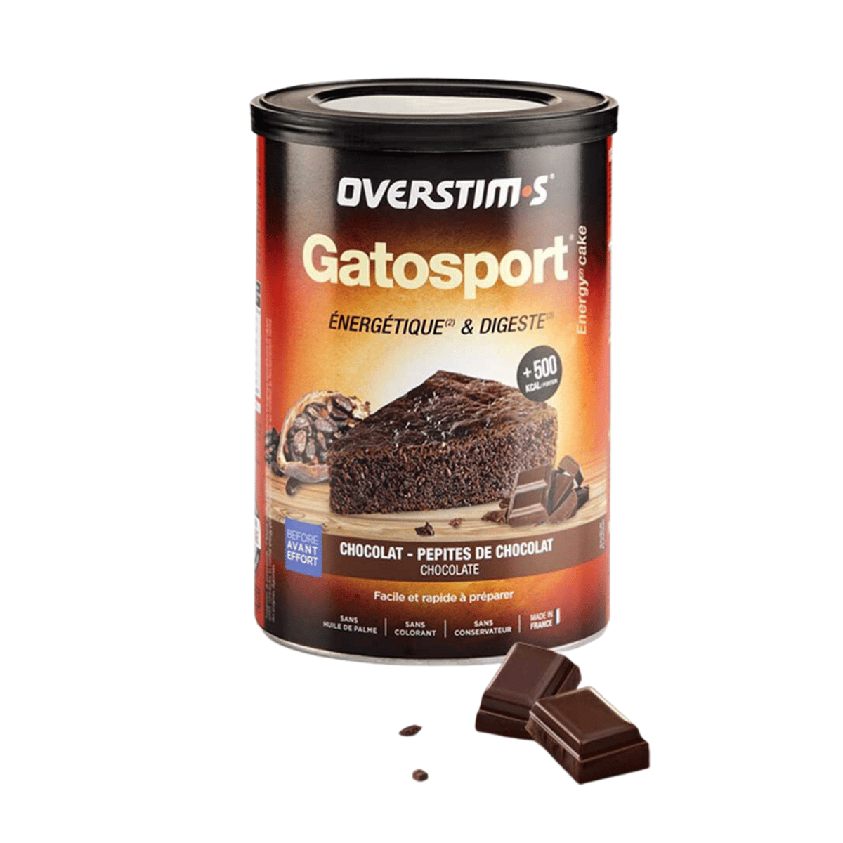 Mistura para Bolo Energético Overstims Chocolate 400g Unisex