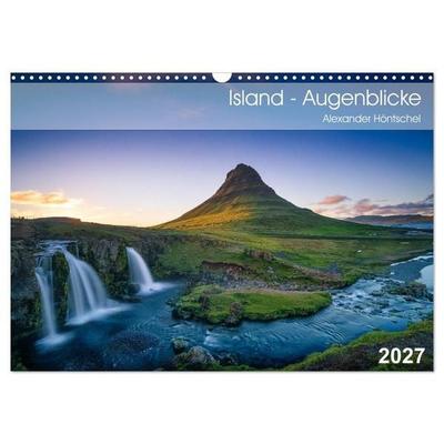 Island - Augenblicke 2027 (Wandkalender 2027 DIN A3 quer), CALVENDO Monatskalender