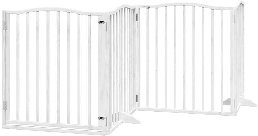 Archie & Oscar Deance Solid Wood Dog House Door White 90cm H x 480cm W x 2cm D