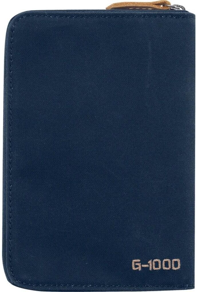 Geldbörse FJÄLLRÄVEN "Wallet", Herren, blau (dunkelblau), Baumwolle, Leder, Polyester, Kleinlederwaren Geldbörse dunkelblau Einheitsgröße
