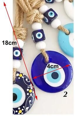 Inspire Essentials Macrame Evil Eye Wall Hanging Nazar Protection Home Decor 13