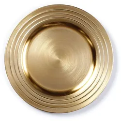Dekoteller Kunststoff 33cm Platzteller Unterteller Weihnachten Weihnachtsteller