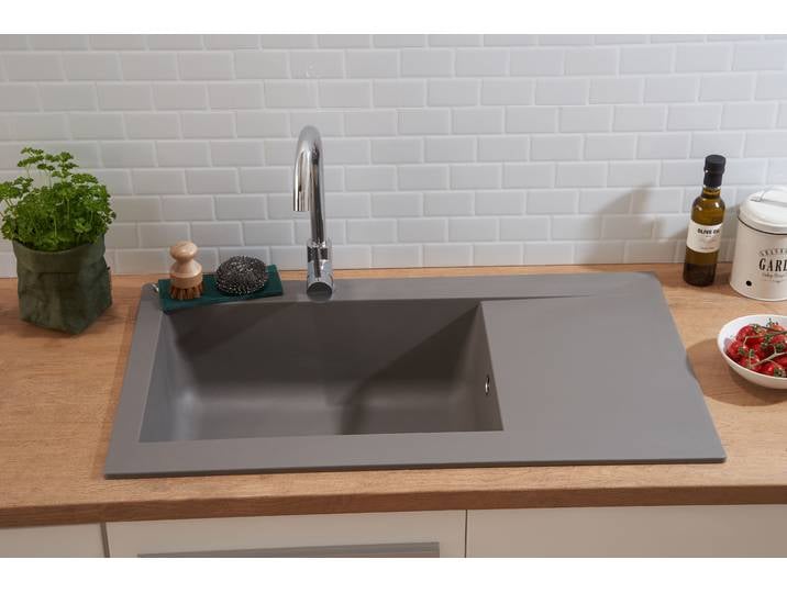 Évier Denver variante A 86 x 20 x 50cm Gris