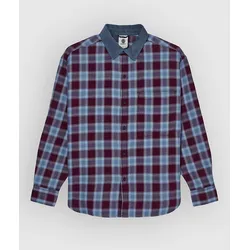 Element Flannel Hemd zinfandel checks Gr. L