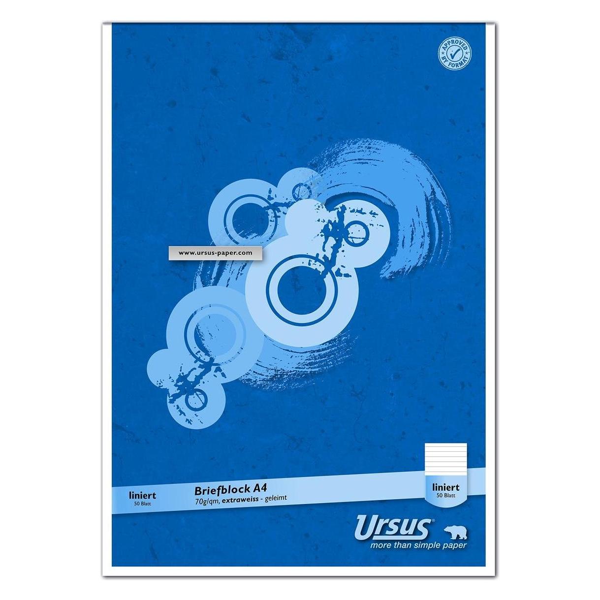 Ursus Briefblock (A4, Liniert) (608742010)