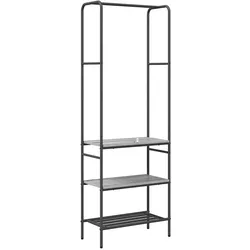 vidaXL, Garderobe + Kleiderstange, Inlones
