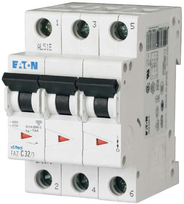 Eaton Disjoncteur B 16A, 3p FAZ-B16/3 (278847)