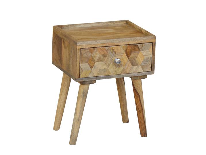 Nachttisch Holz LEVA 1 Schublade
