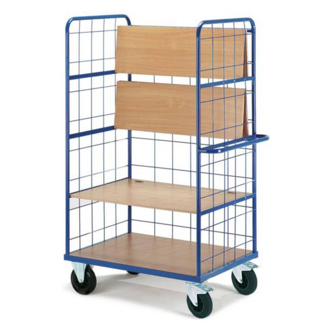Rollcart Etagenwagen 08-7817 blau 120,0 x 80,0 x 188,0 cm (600 kg, 4) (08-7817)
