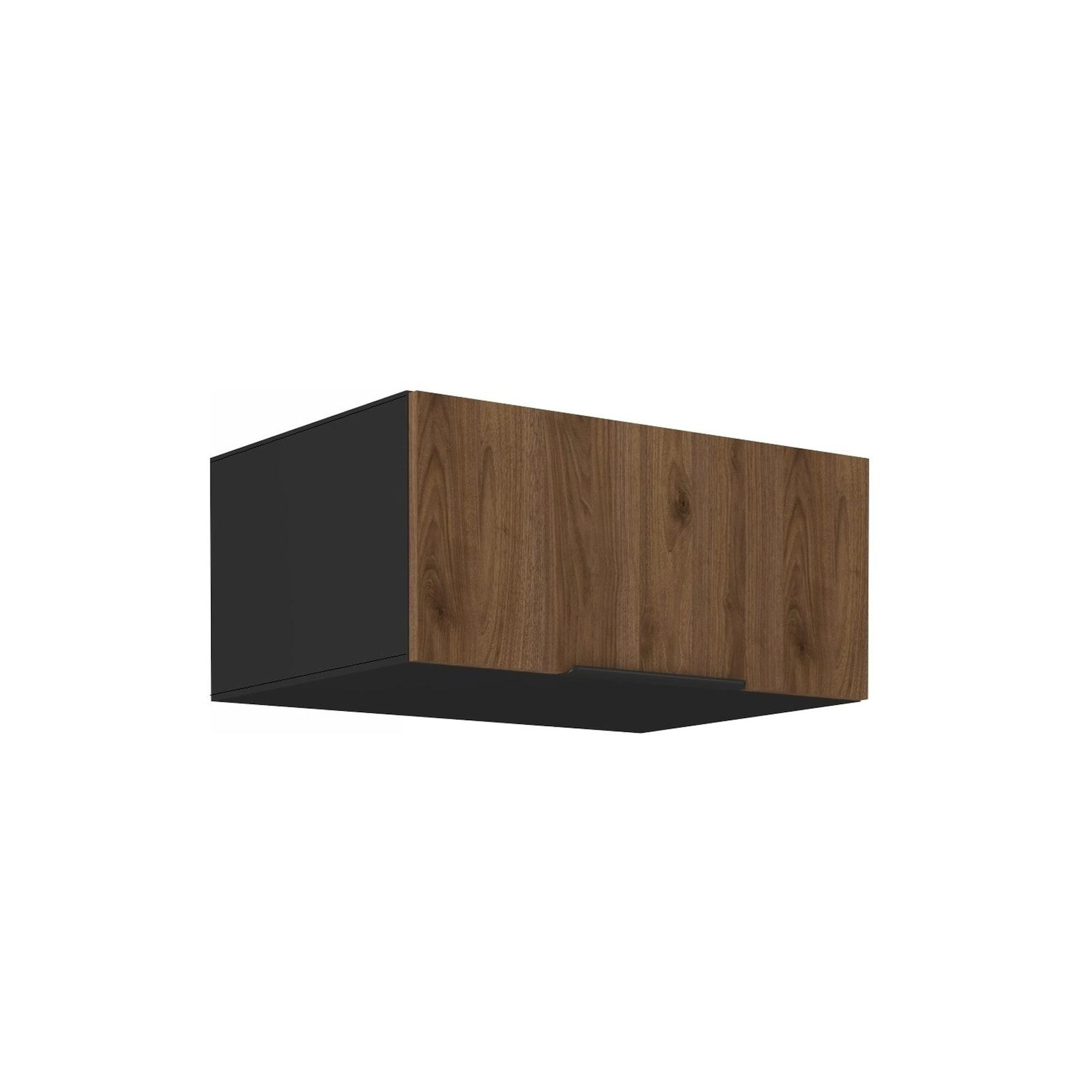 Aufsatzschrank Hochschrank 80 cm Küche MONZA Okapi Nußbaum Küchenzeile