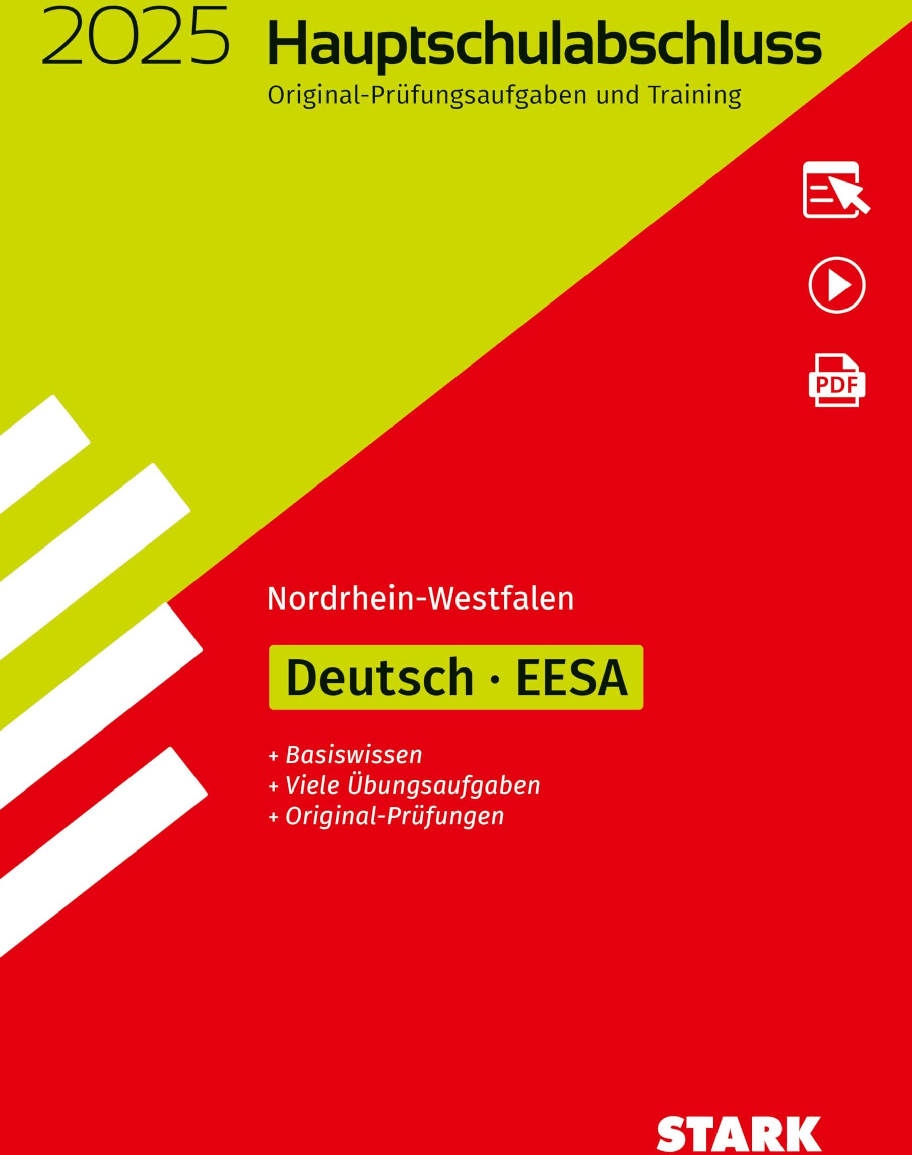 STARK Original-Prüfungen und Training - Hauptschulabschluss / EESA 2025 - Deutsch - NRW - Preis vom 30.09.2026 22:30:23 h