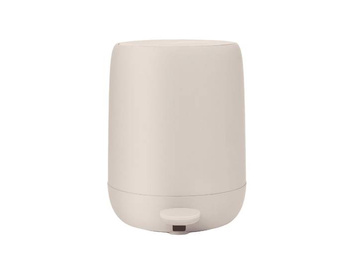 Kosmetikeimer BLOMUS Sono , beige, B:25,8cm H:30,5cm T:23,1cm, Kunststoff, Mülleimer, Kosmetikeimer