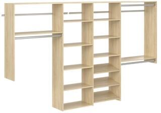 Easy Track 10 Ft. W. Dual Tower Classic Laminate Closet Kit