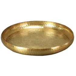 Rundes Tablett gold Ø 44cm