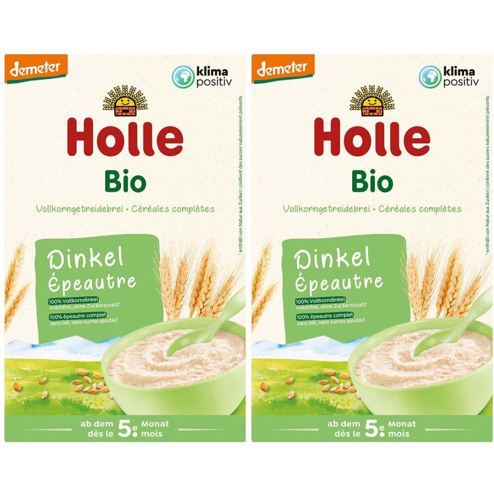 Holle Babybrei Dinkel Bio 250 g x2 2x250 Brei
