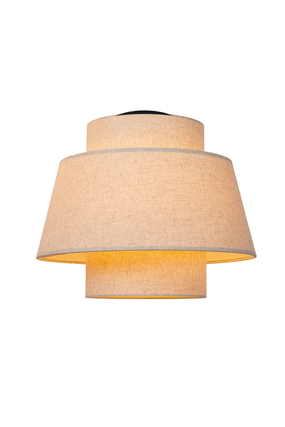 Lucide Tribute Plafondlamp Beige Textiel Ø 40 cm