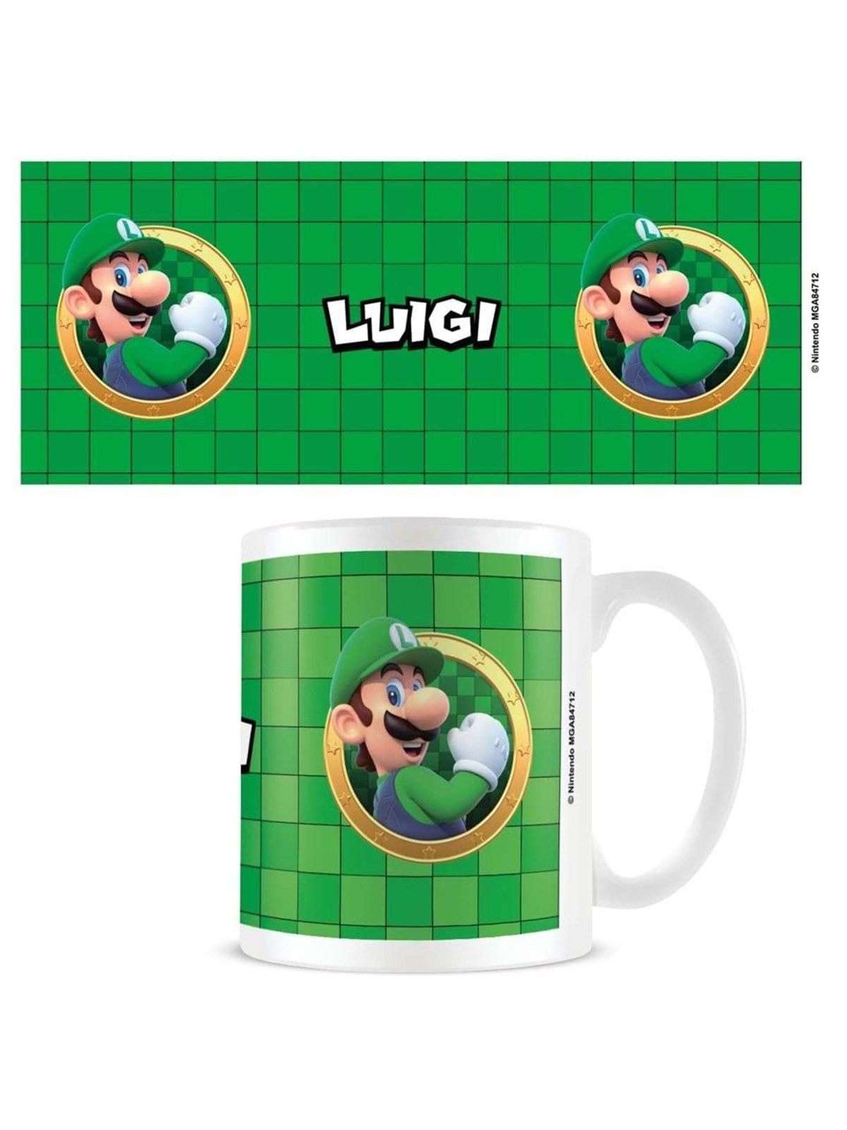 Pyramid - Super Mario (Luigi 3D Port) - White - Becher
