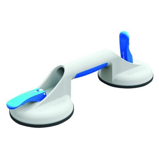 Bohle Saugheber Trgf.60kg Kopf-D. 120mm 2 Köpfe Alu Veribor (60 kg) (BO 602.1A)