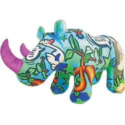 Wild Republic 27347 - Jumbo Plüschtier - Nashorn (80cm)
