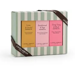LAURA ASHLEY Geschenkset Duftöl Frisch‐würzig mit Salbei und Sandelholz 3x 10ml