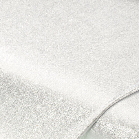 Metallic-Jersey, weiß