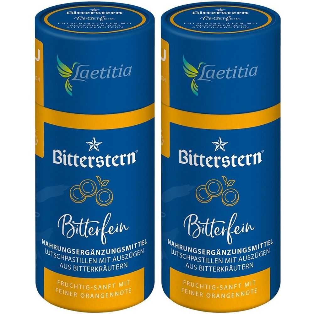 Bitterstern Bitterfein x2 2x90 g Lutschpastillen