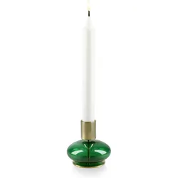Holmegaard, Kerzenständer, - Bubble Candle Holder - Green - 8 cm