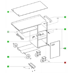 Festool Lenkrolle für TC 3000