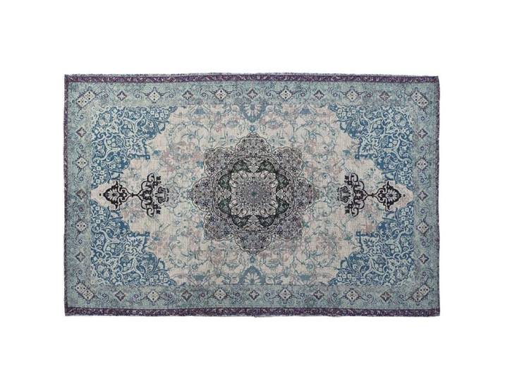 Tapis Mandala Bleu