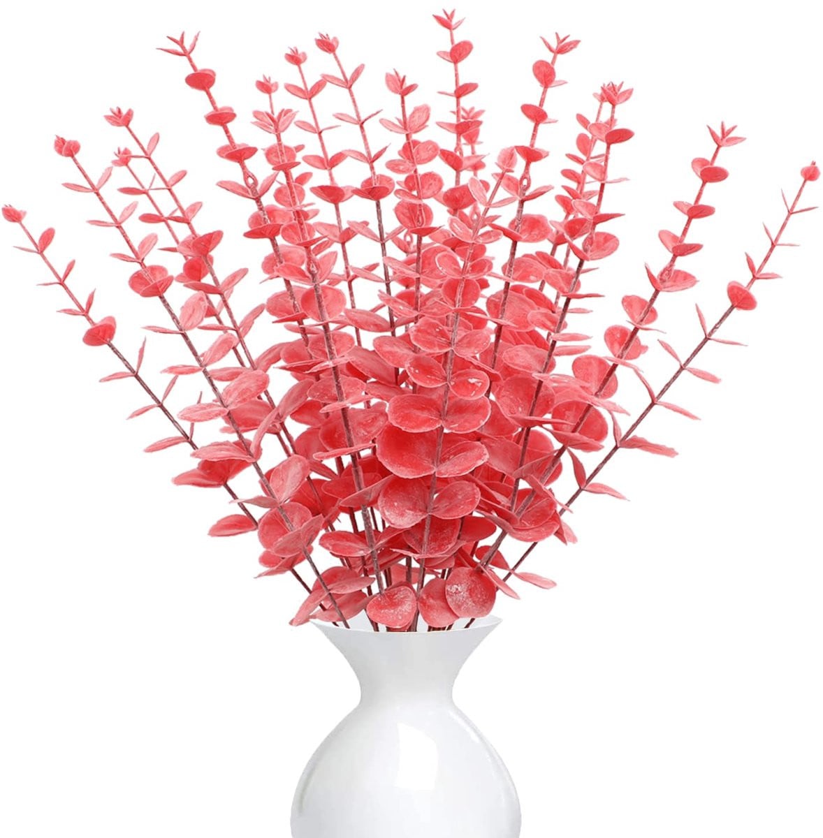 Set van 30 kunstmatige eucalyptusdecoraties van kunststof, 38 cm