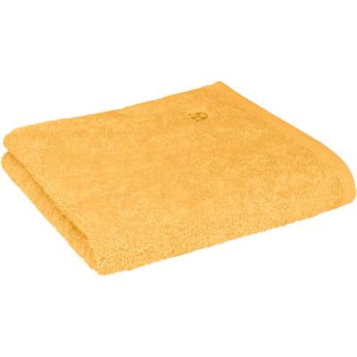 Handtücher ROSS "Vita 4004", gelb (sonnengelb), B:50cm L:100cm, Frottier, Obermaterial: 100% Baumwolle, Handtücher, Bestickung ROSS-Emblem