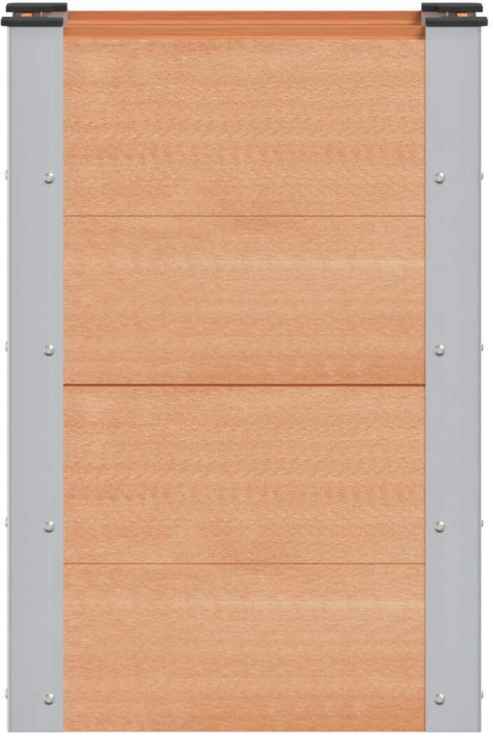 Dakota Fields Planter Brown 72cm H x 50cm W x 30cm D