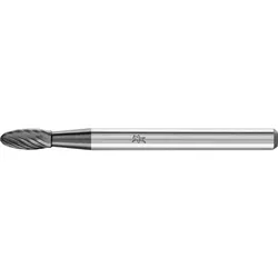 PFERD TOOLS Hartmetall Hochleistungsfrässtift Flamme B Ø 03x07mm Schaft-Ø 3mm Z3P HICOAT beschichtet universal fein - 21202534