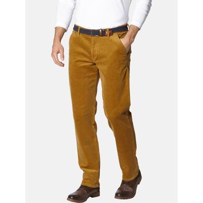 Cordhose BABISTA "Cordhose BABESTINI", Herren, Gr. 52, N-Gr, gelb (dunkelgelb), Obermaterial: 97% Baumwolle CO. 3% Elasthan EL., Hosen Cordhose