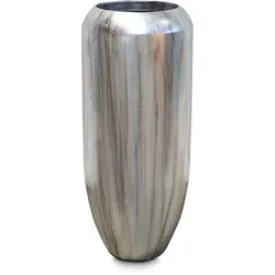 Cigar Pflanzgefäß - frostfest Ø 42 cm, Höhe 100 cm mystic silver