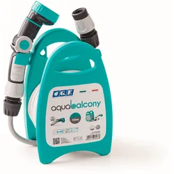 G.F. Aquabalcony Mini-Schlauchbox 10 Meter blau